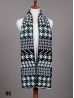 Houndstooth Pattern Scarf